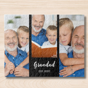 Puzzle Photo de Grand-père a établi le script moderne 3