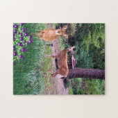 Puzzle Photo de la faune Doe Deer Collage (Horizontal)