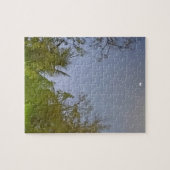 Puzzle Photo de la lune Sky Crescent du soir (Horizontal)