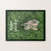 Puzzle Photo de lapin de lapin mignon (Horizontal)
