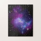 Puzzle Photo de l'espace céleste de la galaxie pourpre (Vertical)