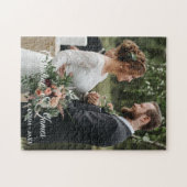 Puzzle Photo de mariage simple moderne (Horizontal)