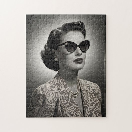 Puzzle photo de mode vintage - Style Retro (Vertical)
