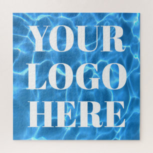 Puzzle Photo de piscine Aqua Blue pour votre logo