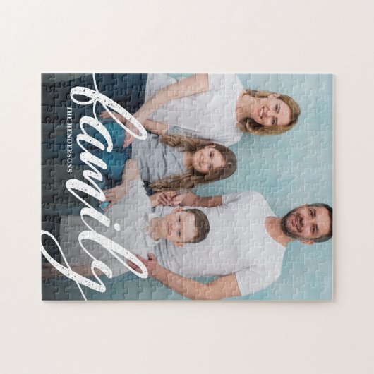 Puzzle Photo de script familial moderne (Horizontal)