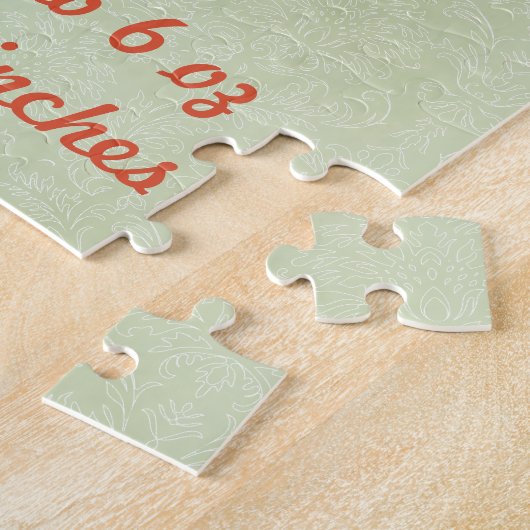 Puzzle Photo de votre bébé et statistiques de naissance F (Côté)