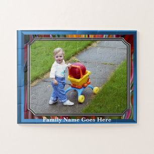 Puzzle Photo d'enfant ou de famille avec nom