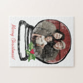 Puzzle Photo du Globe des neiges de Noël (Horizontal)