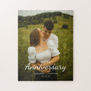 Puzzle Photo du joyeux anniversaire d'un couple Mariage m