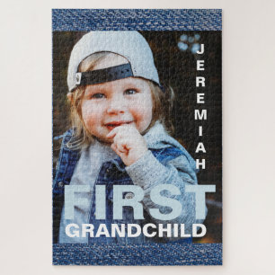 Puzzle Photo du premier enfant et nom