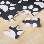 Puzzle Photo Empreinte de patte avec nom (Côté)