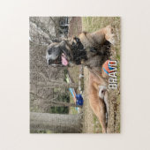 Puzzle Photo et nom d'animal de compagnie, soirée en fami (Vertical)