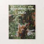 Puzzle Photo et nom du chien Customisé mignon et charmant<br><div class="desc">Joli et charmant Customisé photo de chien et nom puzzle puzzle qui peut être customisé avec votre texte. Cliquez sur le bouton "Customiser" et utilisez notre outil de conception pour modifier ce modèle. Découvrez le magasin Graphic Art Design pour d'autres produits qui correspondent à ce design !</div>