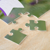 Puzzle Photo et nom personnalisés du Fleur sauvage pourpr (Côté)