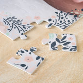 Puzzle Photo florale Pastel botanique douce (Côté)