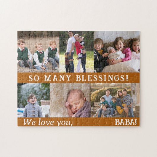 Puzzle Photo grand-parent (Horizontal)