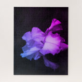 Puzzle photo Iris violet brillant (Vertical)