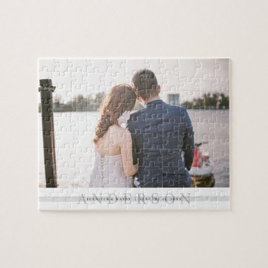 Puzzle photo Mariage personnalisé (Horizontal)