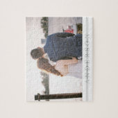 Puzzle photo Mariage personnalisé (Vertical)