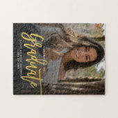 Puzzle Photo moderne chic Graduation Cadeau Keepsaké (Horizontal)