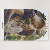 Puzzle Photo moderne Couple personnalisé (Horizontal)