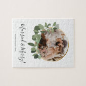 Puzzle Photo moderne Marié et Joyeux Mariage Noël (Horizontal)