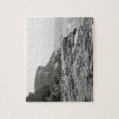 Puzzle photo noir et blanc Rocky Shoreline (Vertical)
