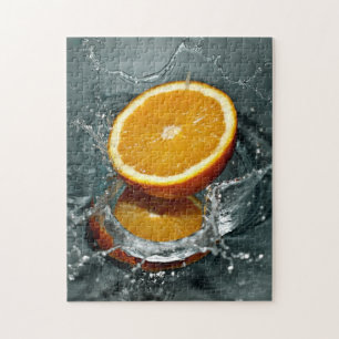 Puzzle photo Orange Splash