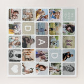 Puzzle Photo Papa moderne Collage Fête des pères Amour de (Horizontal)