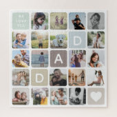 Puzzle Photo Papa moderne Collage Fête des pères Amour de (Vertical)