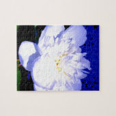 Puzzle Photo Peony blanc et violet (Horizontal)