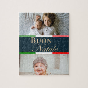 Puzzle Photo personnalisé Buon Natale Noël italien