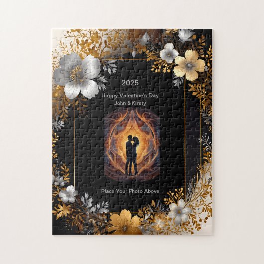 Puzzle photo personnalisé de Valentine (Vertical)