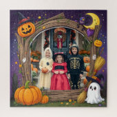 Puzzle Photo personnalisé d'Halloween (Vertical)