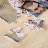 Puzzle photo personnalisé initial de collage (Côté)