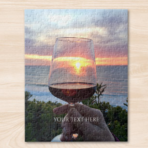 Puzzle Photo personnalisée avec texte personnalisé