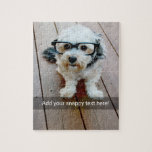 Puzzle Photo personnalisée avec votre propre mème Convers<br><div class="desc">Une façon amusante de capturer des souvenirs et de les partager avec des amis. Ajoutez une photo verticale et votre légende préférée pour faire un cadeau cool pour vos amis.</div>
