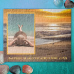 Puzzle Photo personnalisée Beach Sunset Vacation Memories<br><div class="desc">Custom Photo Beach Sunset Vacation Memories puzzle fera un grand souvenir de vacances pour votre famille. Personnalisez la photo avec une de vos vacances,  ajoutez le lieu et la date,  et vous aurez toujours un souvenir de votre voyage.</div>