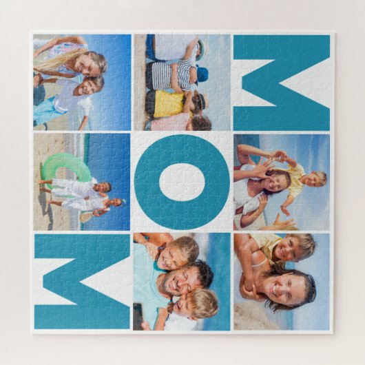 Puzzle Photo personnalisée de la maman Collage photo 6 ph (Horizontal)
