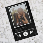 Puzzle Photo Personnalisée du Lecteur de musique<br><div class="desc">Nouveau et moderne Music Player Modèle photo - Puzzle personnalisé. ajoutez votre propre photo et texte - changez le texte en fonction de vos besoins - cadeaux personnalisés idées de Ricaso</div>