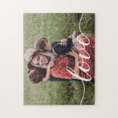 Puzzle Photo personnalisée Love script Maman (Vertical)
