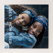 Puzzle Photo personnalisée Meilleure maman jamais (Horizontal)