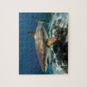Puzzle Photo personnalisée Poisson de requin blanc bleu p (Vertical)