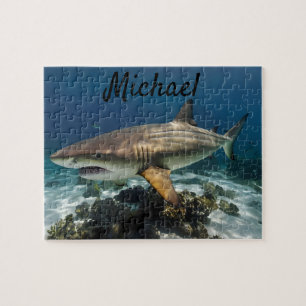 Puzzle Photo personnalisée Poisson de requin personnalisé