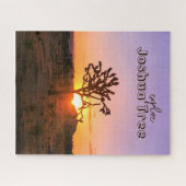 Puzzle Photo personnalisée Purple Orange Sunset Joshua Tr (Horizontal)