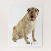 Puzzle Photo personnalisée Shar Pei Chien (Vertical)