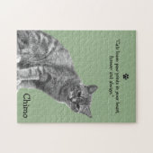 Puzzle Photo Pet Cat Photo Modèle personnalisé (Horizontal)