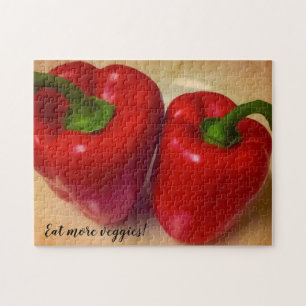 Puzzle Photo Poivrons rouges parfaits