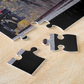 Puzzle Photo rouge de train de cambuse (Côté)