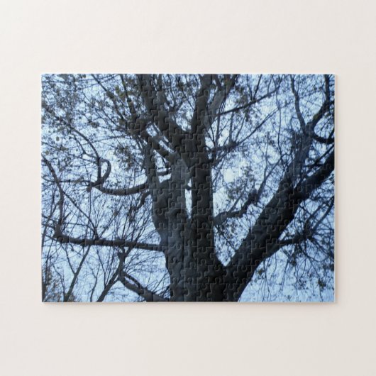 Puzzle photo Silhouette Arbre (Horizontal)